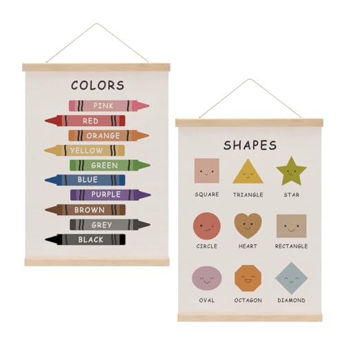 Cute Color Shape Poster Hanger Wall Decor