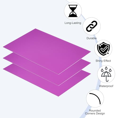 5x8 Inch Anodized Aluminum Sheet Metal (15 Count)