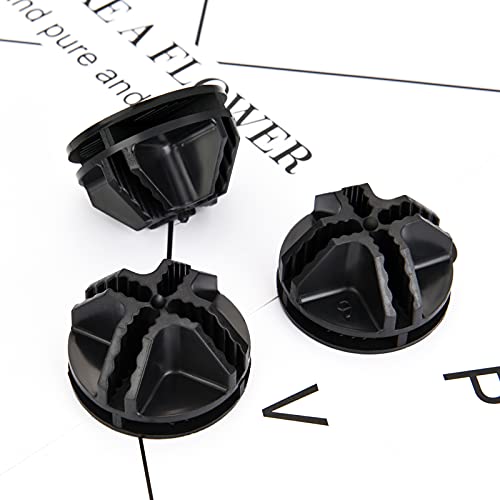 48 Pieces Cube Connectors Plastic Storage Wire Cube Organizer ABS Connectors for Modular Closet Storage Organizer and Wire Shelf (48 Count)