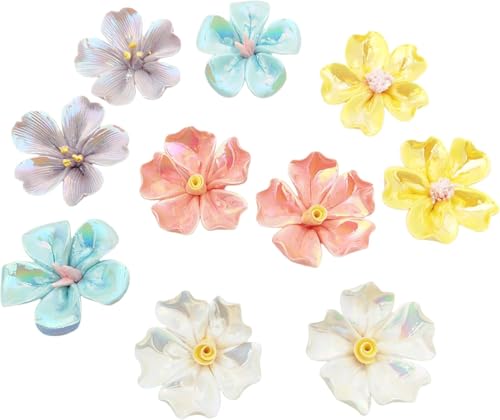 20PCS 3D Flower Ceramic Tiles (20 Count)