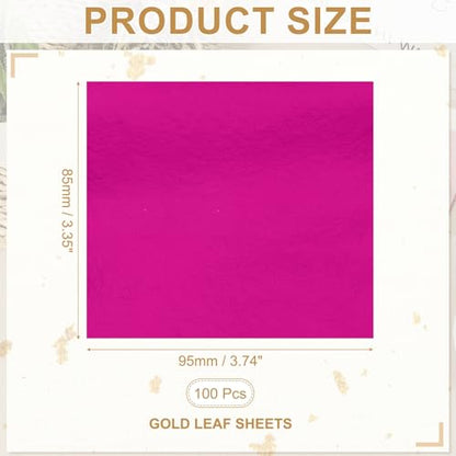 Gold Leaf Sheets for Art 3.7" x 3.4"