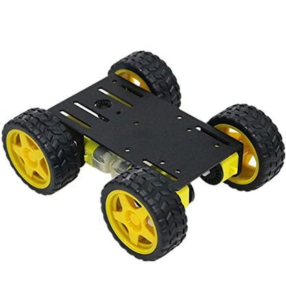Professional 4WD Robot Smart Car Chassis Kit C101 with Speed Encoder TT Motor