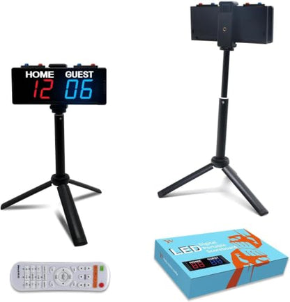 Battery Powered Scoreboard Clock Timer with Buttons