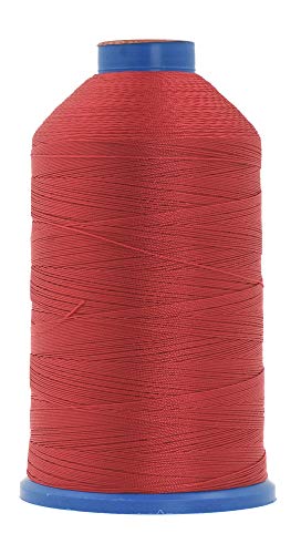 Size 207 630D T210 Red Bonded Nylon Thread