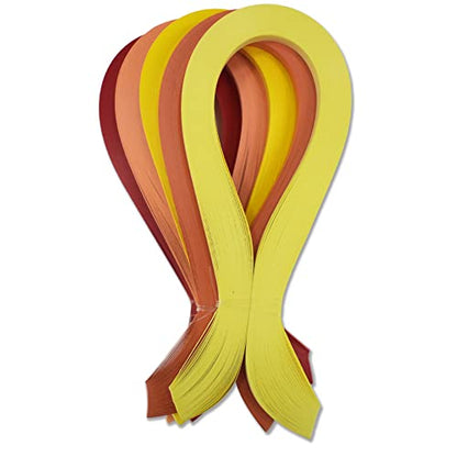 Yellow Quilling Paper Strips for Craft Work