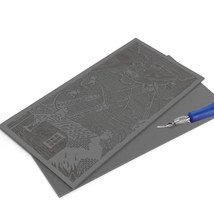 2 Pcs 6x12 Soft Linoleum Carving Block