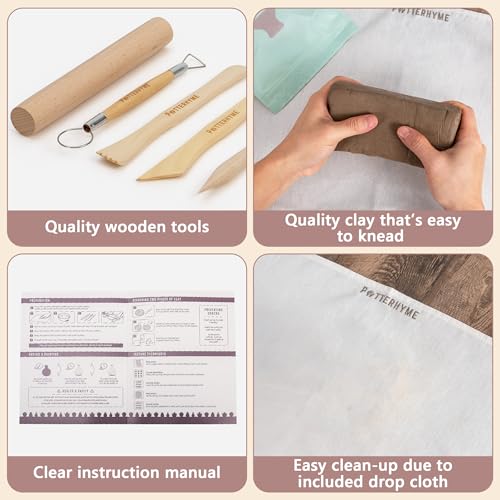 Air Dry Clay Kit for Adults