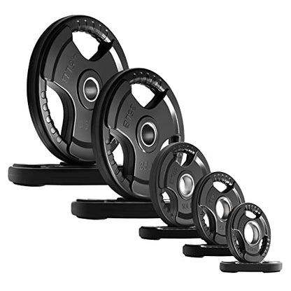 Olympic Rubber Grip Weight Plates (14 Count)