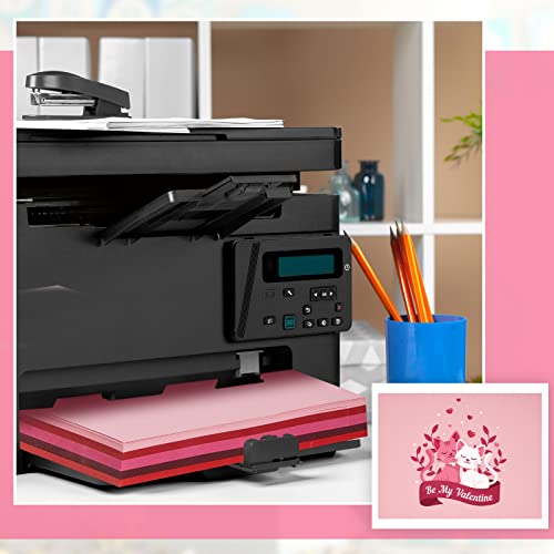 100 Sheets 5 Shades Cardstock Paper (100 Count)