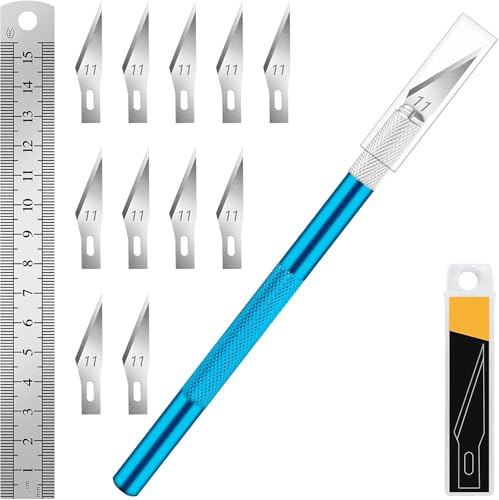 Precision Craft Knife with 10 Extra #11 Blades (11 Count)