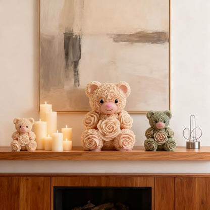 2PCS Rose Bear Silicone Mold (2 Count)