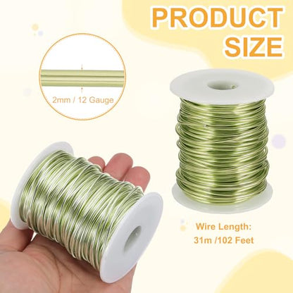 12 Gauge 2mm Anodized Aluminum Wire for Jewelry Craft Making