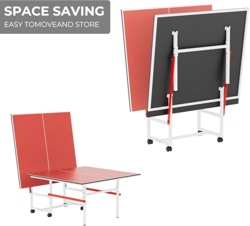 8X4FT Foldable Ping Pong Table