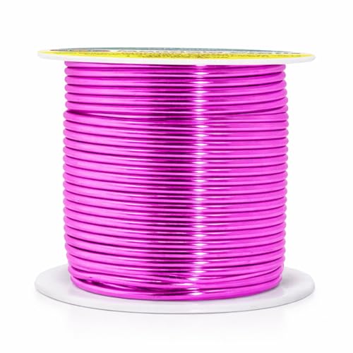 14 Gauge Magenta Anodized Aluminum Craft Wire