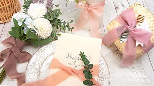 Blush Pink Chiffon Ribbon 1 (60 Foot)