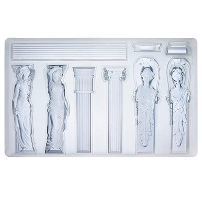 Art Mold for Polyclay Air Dry Clay Plaster