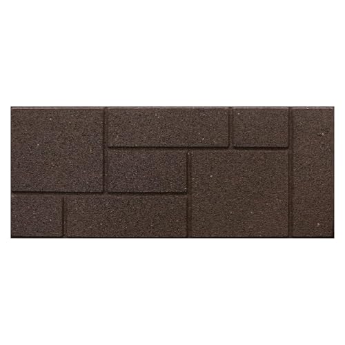 4 Pack 24”x10” Fake Cobblestone Rubber Stair Treads