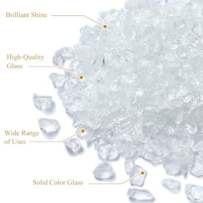 Clear Crushed Glass for Resin Art & Crafts
