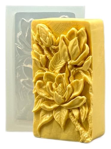 Magnolia Silicone Mold for SOAP Making