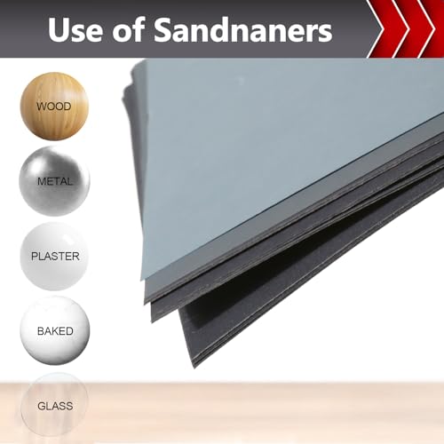 25 PCS Wet Sandpaper Assortment (25 Count)