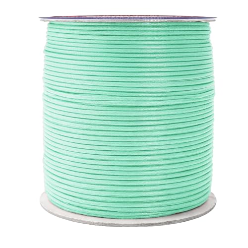 1.5mm Aquamarine Waxed Cord (327 Foot)