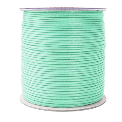 1.5mm Aquamarine Waxed Cord (327 Foot)