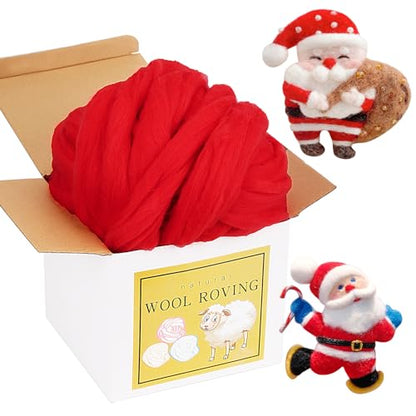 Wool Roving Bulk (8.8 Ounce)