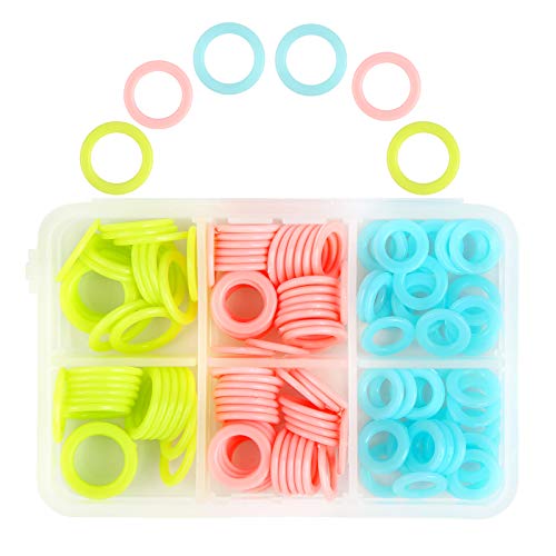 180 PCS Stitch Markers for Crocheting (180 Count)