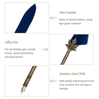 Quill Pen and Ink Set (8 Count)