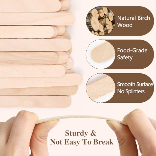 5400pcs Popsicle Sticks for Crafts (5400 Count)
