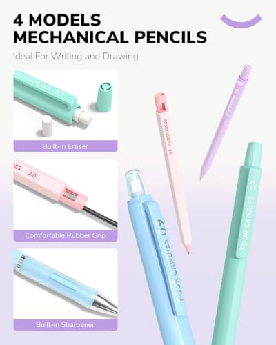36PCS Mechanical Pencil Set with 624 Refills