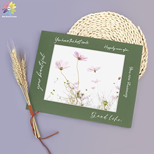 Mat Board Center 10 Pack 11x14 Photo Mats for 8x10 Picture (10 Count)