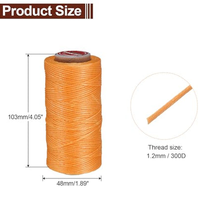 Flat Leather Sewing Waxed Thread