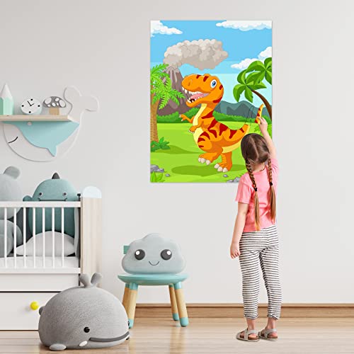 Pin The Tail Dinosaur Party Game Birthday Party Supplies Pin Game