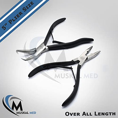 Professional Hair Extension & Beading Tool Kit Remove Plier Set for beads