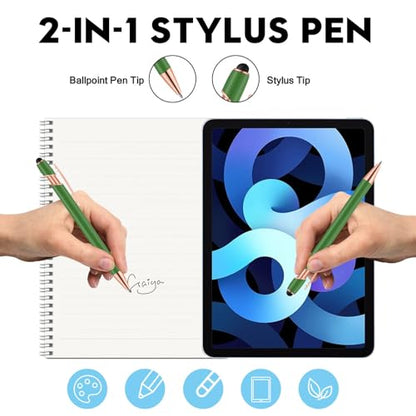12 PCS 2 in 1 Stylus Ballpoint Pen with Stylus Tip