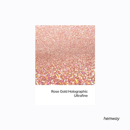 Resin Glitter Rose Gold Holographic 100g (3.5274 Ounce)