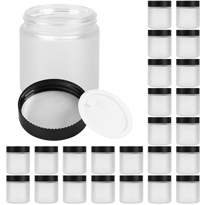 Glass Jars with Lids (24 Count)