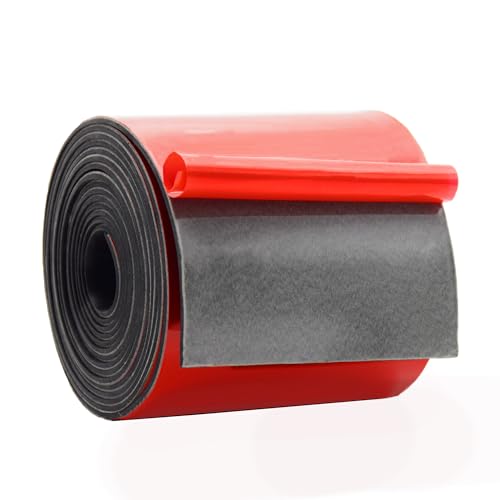 Solid Neoprene Rubber Strips with Adhesive Backing 1 (10 Foot)