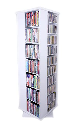 Revolving Media Tower 600 White