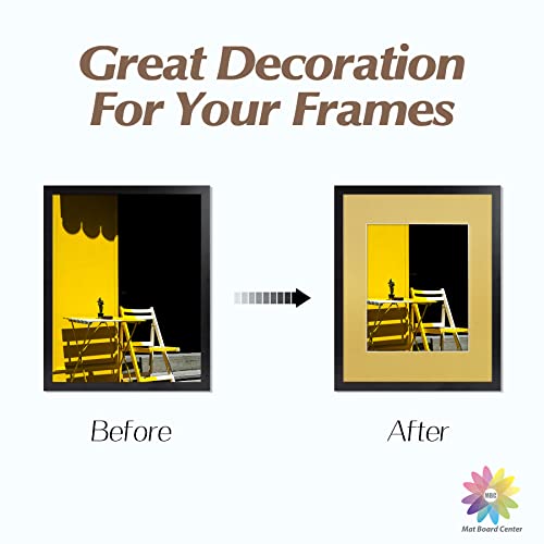 Mat Board Center 10 Pack 11x14 Photo Mats for 8x10 Picture (10 Count)