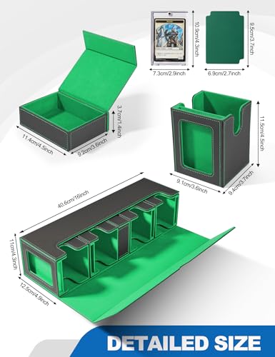 Card Deck Box for MTG with Commander Display