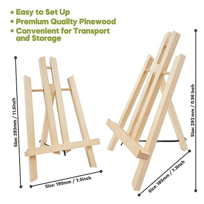 6 Pack 11.8" Tabletop Easel (6 Count)
