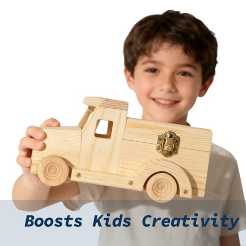 Wood Vehicle Building Toy Kit