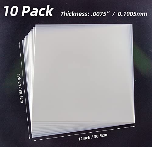7.5mil Blank Mylar Sheets (10 Count)