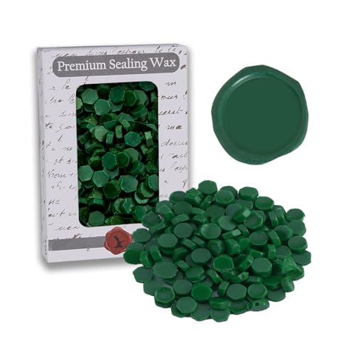 Forest Green Sealing Wax Beads