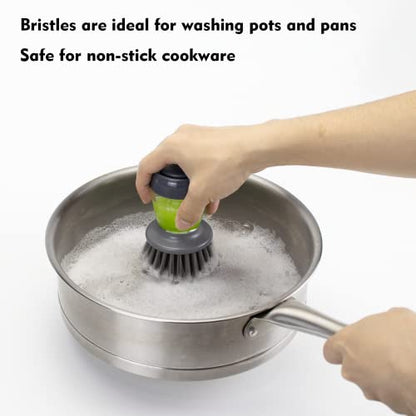 Dish Brush with Soap Dispenser