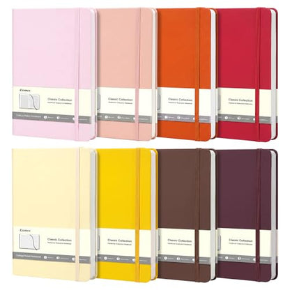 8 Pack Lined Journal Notebooks for Work