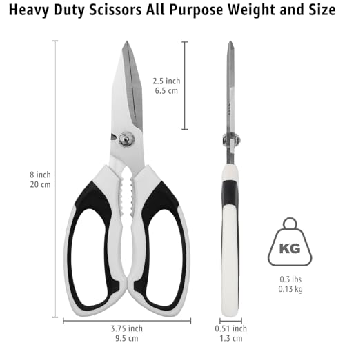 Utility Scissors All Purpose heavy duty 8