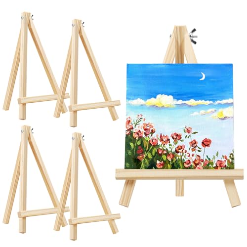 5PCS 9 Inch Wood Easels (5 Count)